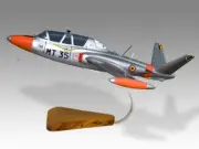 Fouga Magister CM-179 Last Of The Many Desk Wood Airplane Model Small Scale 1/48
