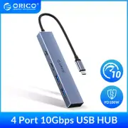 ORICO 10Gbps 4 IN 1 Type-C USB HUB USB 3.1 SD/TF PD 100W Expansion for Laptop