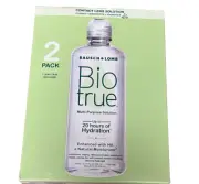 Bio True Multi-Purpose Solution, 10 FL OZ, Twin Pack Contact Lens Bausch + Lomb