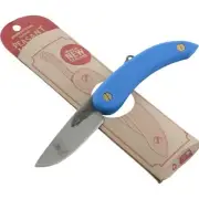 Svord Blue Handle Peasant Pocket Folding Knife New Zealand SV137 Carbon Blade