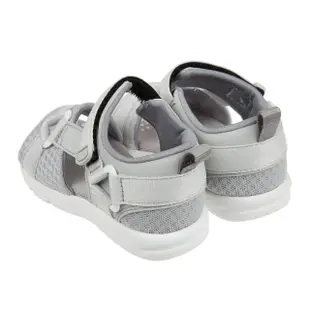 【布布童鞋】Moonstar日本速乾活力灰色兒童機能涼鞋(I1C817J)