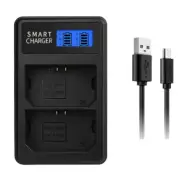 Convenient USB Double Slot Charger for FX30, A7R3, A7RIII, α7RIII, α7R3