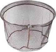 Foldable Replacement Net, Outdoor Landing Net Head Stainless Steel Landing Net Head 40cm / 15.7in Quick Dry Portable Dip Net for Outdoor Fishing
