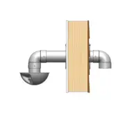 FresherVent improves exhaust fan efficiency and indoor air quality - Wall Kit