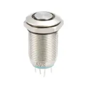 Push Button Switch - 3A 5V / 12mm / Silvery / 1 Pcs