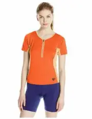 Pearl Izumi - Ride Women's Canyon Jersey, Mandarin Red, Medium