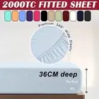 2000TC 2022 NEW Fitted Sheet Sets Pillowcases King/ Queen/ Double/ KS/ Single