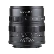 7artisans 55MM F1.4 MANUAL Fixed LENS Fujifilm X Mount Black x-pro2 x-T20 x-H1