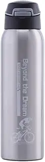 Personalised Water Bottle - Stainless Steel Insulated Water Bottle, Leak-Proof Insulated Flask | Reusable Insulated Water Bottle with Strap, Double Wall Insulated and Straw, Insulated Flask for Drinks