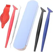 1 Set Car Film Scraper Tool Kit Decal Squeegee Tool for Tinting Gap Sealing Edge Trimming for Automotive Tinting Projects