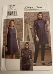 Vogue V9337 Sewing Pattern Size: LRG-XLG-XXL Top Tunic & Pants
