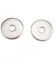 MUCKLILY 70pcs M5 Steel Washers Flat Gasket Ring Kit Stainless Steel Washer Assortment Repair
