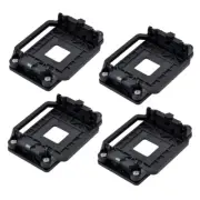 Plastic CPU Fan Bracket Base Socket Black 4pcs for AMD AM2 AM3 AM2+ AM3+