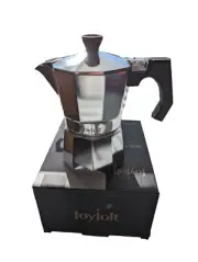 NEW* JoyJolt Italian Moka Pot 3 Cup Stovetop Espresso/Coffee Percolator