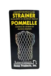 Amerimax Home Products Gutter Strainer 3 In. Expandable Galvanized Gutter Guard