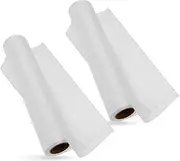 2Pack Embroidery Stitch Cover, 12 inch x 10 Yards Cuttable Iron On Embroidery Backing, Soft Polyester Stabilizer Covering Scratchy Stitches for Underwear Baby Clothes Sportswear Sewing