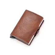 New Arrival Card Holder Men Anti-thief Wallet for Women Rfid Blocking Credit Card Holder Engraving Picture Male Card Case Hasp