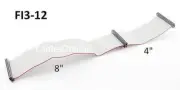 CablesOnline 12" IDE 44Pin Amiga A1200/A600/ 2.5" Laptop 2-Drive Ribbon Cable