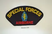 SPECIAL FORCES AIRBORNE - Iron/Sew on Patch HAT, JACKET VEST P537