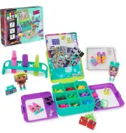 Pixobitz Studio with 500 Water Fuse Beads, Decos and Accessories, Makes 3D Creat