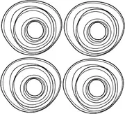 Abaodam 50pcs Tape Recorder Belt Cassette Recorder Repair Kit Cassette Belts Record Player Belt Replacement Cassette Repair Device Rubber Black
