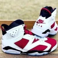 在飛比找Yahoo奇摩拍賣-7-11運費0元優惠優惠-【正品】Air Jordan 6 Retro “Carmin