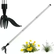 Anfower Weed Removal Tool Weed Puller Tool 39.3 Inch Stand up Weed Puller Hea...