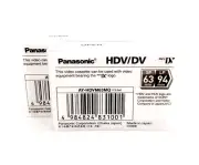 Panasonic 63 HDV/DV AY-HDVM63MQ 2 Pieces Professional Mini DV Video Cassette