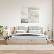 Solid Pine Wall Cabinets for Kitchen, Bathroom Decor - Floating Shelves Set, Rustic Wood Ledges, 31.5x30x30 cm