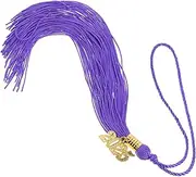 HEALSOPTHY 2025 Graduation Cap Tassels Has Charm for Graduation Tassel Graduation Bachelor's Cap Gradation Tassel Graduation Tassel Decorations Graduate Cap Tassel for Caps Polyester Purple