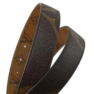 【Louis Vuitton 路易威登】LV M0149W LV Iconic 金屬LOGO飾扣經典花紋雙面皮帶(現貨)