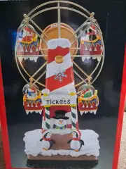 Jc Penny Home Collectable Musical Ferris Wheel Snow Globe Factory Sealed