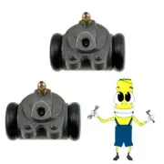 Premium Rear Left & Right Wheel Cylinders for 1955 Chrysler St Regis 1.125 Bore (for: Chrysler)