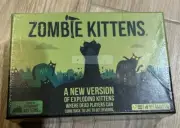NEW Sealed Zombie Kittens Card Game by Exploding Kittens ~Family Friendly Age 7+