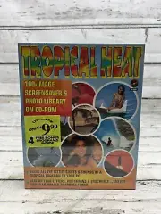 VTG Tropical Heat 100 Image Screensaver & Photo Library Big Box CD New Sealed