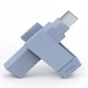 iXflash 128GB Backup Flash Drive USB A & USB C for iPhone iPad & Computer Blue