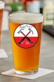 Pink Floyd (The Wall) - Rock & Roll - 16oz Pint Beer Mixing Glass Pub Barware 25