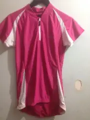 Muddyfox Pink Short Sleeve Women's Cycling Jersey Sz 10. Bnwt (K16