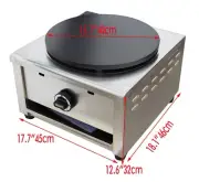 Techtongda LPG Gas Single Head Crepes Maker Commercial Pancake Fruit Machine