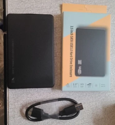 USB 2.0 2.5 Inch IDE Hard Drive Enclosure External Case Box HDD Disk Black