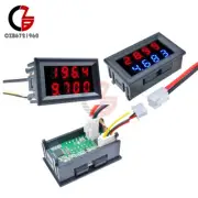 Blue+Red/Red+Red 10A 4Bit 5Wires Voltmeter Ammeter DC200V LED Dual Digital Volt