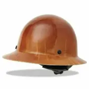 MSA 475407 TAN Skullgard Full Brim Hard Hat W/Fast Track Ratchet Suspension