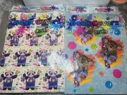 1989 Lisa Frank Book Covers 13" x 20" Koala Bears & Panda Bear/ Music