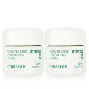 innisfree green tea seed hyaluronic cream 2pcs