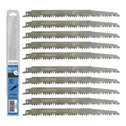 10-Piece S1531L 240mm 5TPI Wood Reciprocating Saw Blades Pruning Saw Blades f...