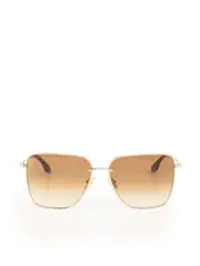 Gold Gradient Square Sunglasses