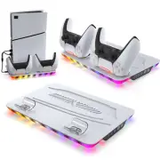 Charging Dock Stand Station Cooling Fan For Sony PS5 / Slim Console Controller