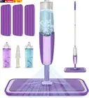 Microfiber Spray Mop for Floor Cleaning - Wet Dry Kitchen Mop with 2 Refillable