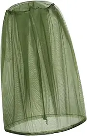 Insect Protection Head Net, Face Covering for Outdoor Activities, Camping, Fishing, Green