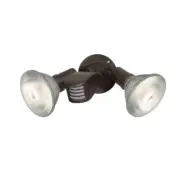 Nuvo Lighting 2 Light 10" Flood Light, Swivel & Motion Sensor, Bronze - SF76-503